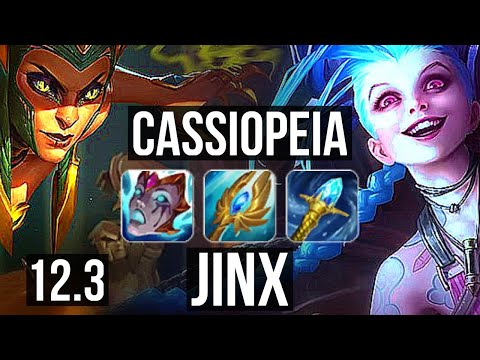 CASSIOPEIA & Thresh vs JINX & Alistar (ADC) | 6/1/9, 1.9M mastery | KR Grandmaster | 12.3