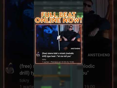 (free) sierra kidd x mizeb (melodic drill) type beat | "let me tell you" #shorts