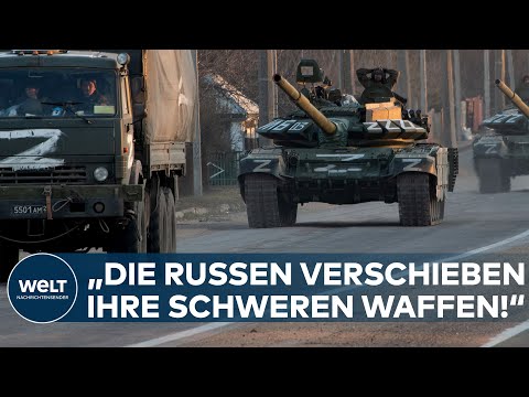 PUTINS KRIEG: "Russen verschieben ihre schwere Waffen!" Ukraine meldet hohe Verluste