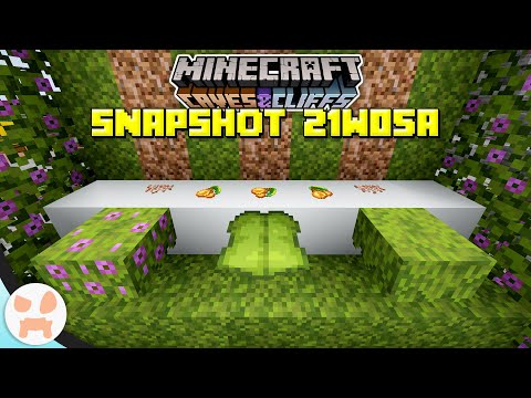 AZALEAS, DRIPLEAF, MOSS, GLOWBERRY, AND MORE! | Minecraft 1.17 Caves and Cliffs Snapshot 21w05a