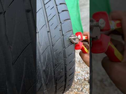 Tubles tyre kit puncher repair short video clip #tyrerepair #automobile #rotatingtire