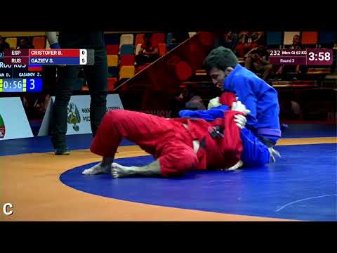 Round 3 Men-Gi - 62 kg: B. CRISTOFER (ESP) v. S. GAZIEV (RUS)