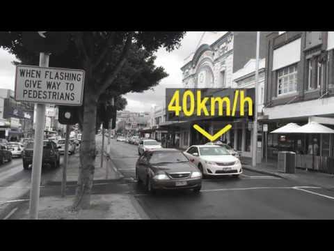 Central Geelong 40km/hr speed zone (long)