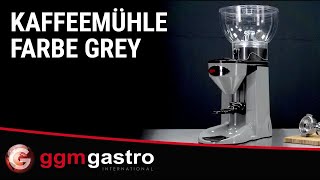 Moulin à café - 1 kg - 77 dB - avec distribution directe - Gris