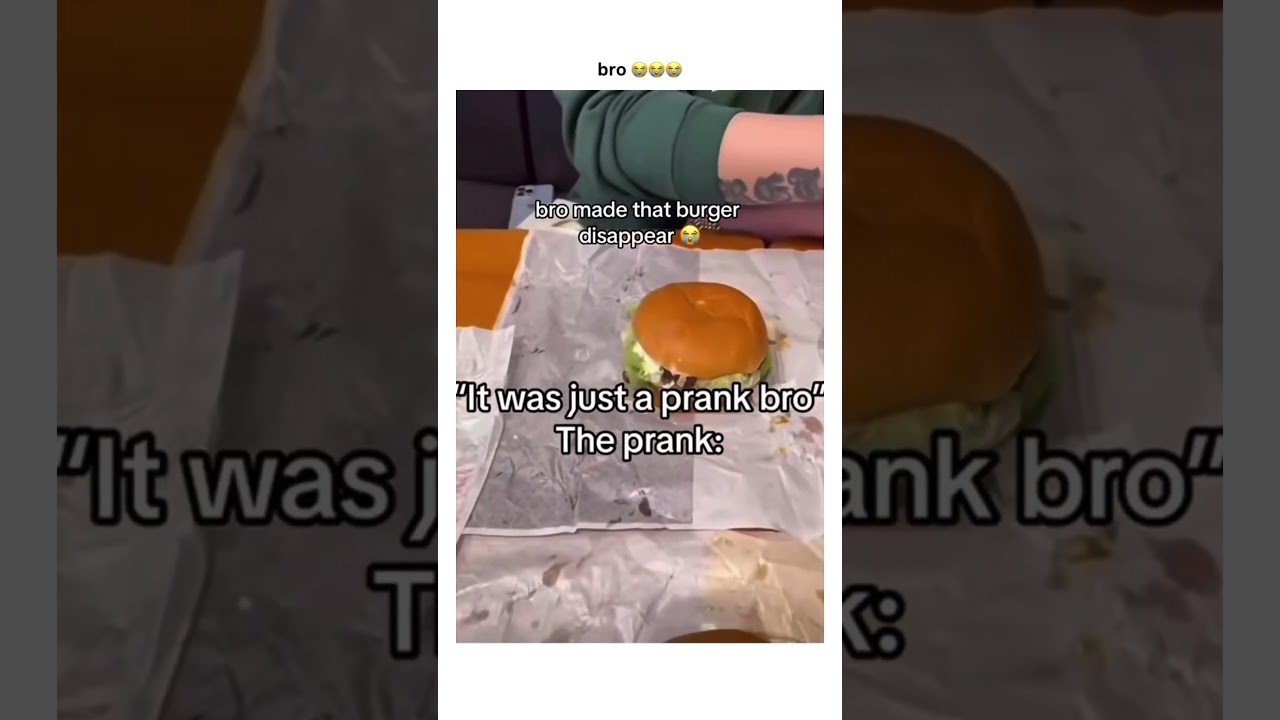 Prvnci was witnessing how the haters be smashing burgers