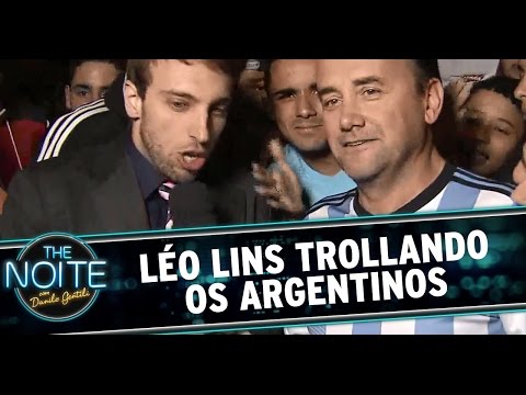 The Noite 11/07/14 (parte 2) - Léo Lins trollando os argentinos