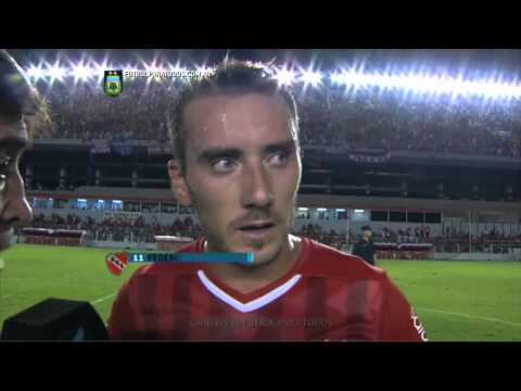 Mancuello: "Nos desconcentramos". Independiente 1 - Belgrano 2. Fecha 4. Primera División 2015. FPT.