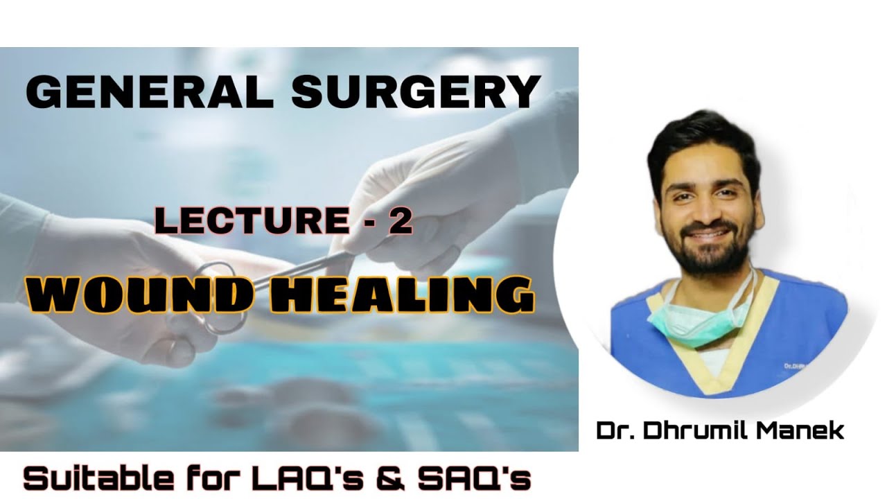 GENERAL SURGERY : LECTURE 2 - COMPONENTS OF WOUND HEALING