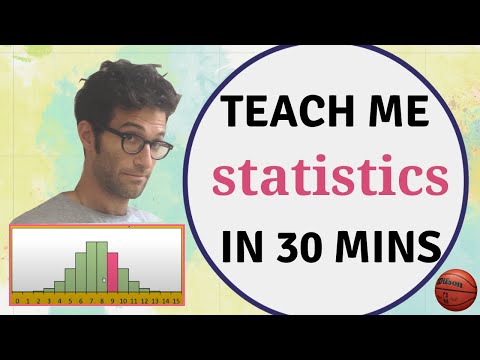 Teach me STATISTICS in half an hour!