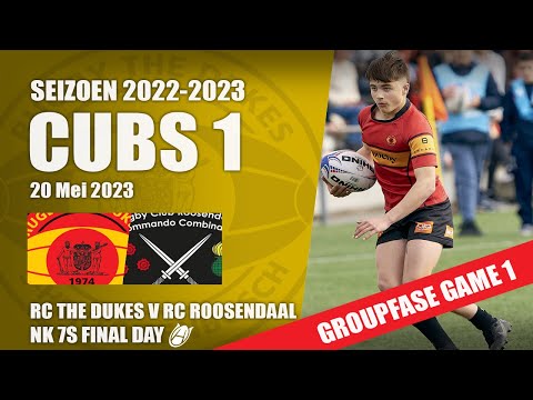 RC The Dukes Cubs 1 V RC Roosendaal - 20 Mei 2023 (NK 7s Groupfase - Game 1 U14)