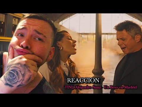 (REACCIÓN) TINI, Alejandro Sanz - Un Beso en Madrid | Cris Alejandro
