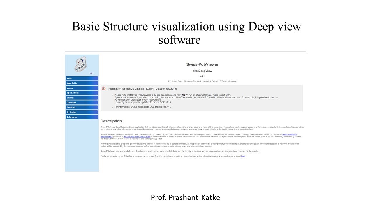 Basic Structure visualization using DeepView