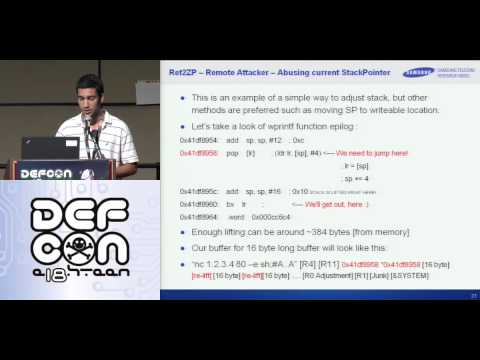 DEFCON 18: Exploitation on ARM