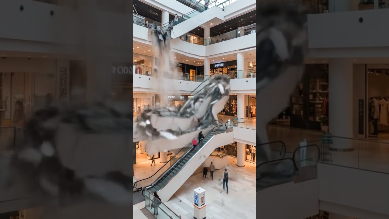 The Horrifying Moment That Mall Collapsed Caught On Camera