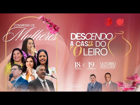 Congresso de Mulheres - UFAD 2025  (Abertura) ASSEMBLEIA DE DEUS -  São Bento - PB  - 18/10/2025.