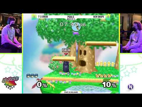 No Jawns 2: Pools - 7 | Error (Marth) Vs. Ben Snape (Fox) - SSBM Tournament