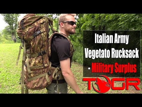 Best Military Pack? - Italian Army Vegetato Rucksack - Military Surplus