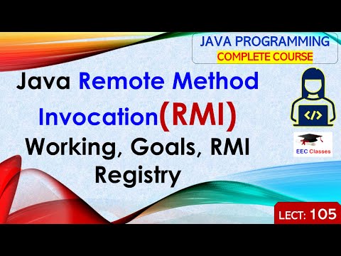 L105: Java Remote Method Invocation(RMI) | Working, Goals, RMI Registry | Java Lectures in Hindi