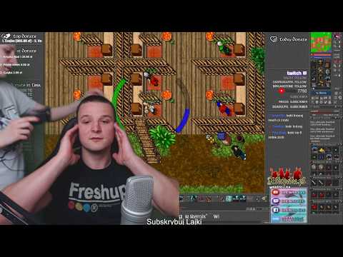 TIBIA - PUNIOGAMING RAGE KONRAD O ELOTH ORAZ WOJENKI