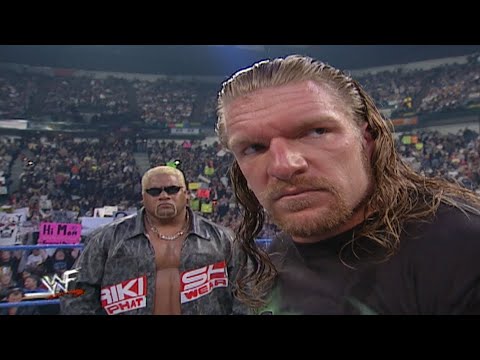 Mick Foley Sets Up A Tag Team Match Involving HHH/Rikishi vs Rock/Austin! - Smackdown 9/11/00 (2/2)