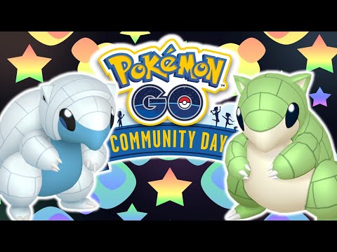 [LIVE🔴] Pokemon Go Sandshrew Community Day! (Shiny Sandshrew & Shiny Alolan Sandshrew)