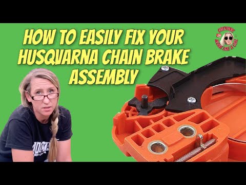 How to EASILY fix your Husqvarna, Poulan or Crafstman chainsaw chain brake assembly in just minutes!