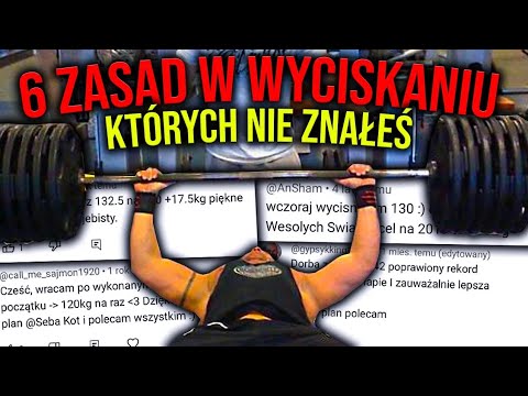 6 ZASAD NA SILNIEJSZE WYCISKANIE, KTÓRYCH NIE ZNAŁEŚ!