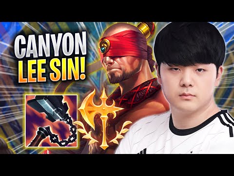 CANYON CRAZY GAME WITH LEE SIN! - DK Canyon Plays Lee Sin JUNGLE vs Kha'zix! | Season 2023