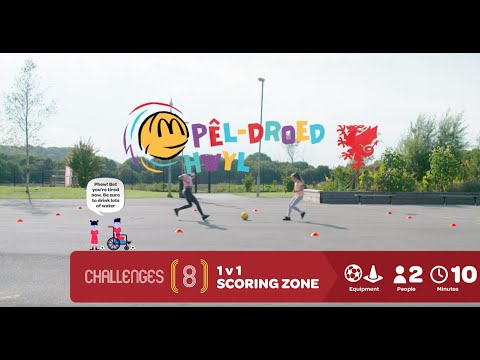 1v1 Scoring Zone: FAW x McDonald's Fun Football Challenge