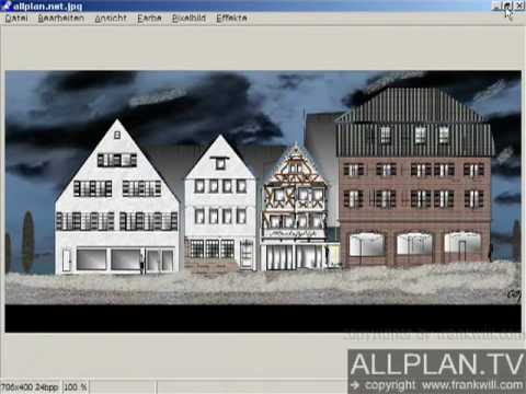 ALLPLAN.TV - CAD DESIGN - Allplan Pixelbild Editor Skalieren