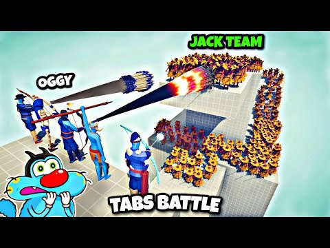 OGGY EVERY GOD vs 200X TRIBAL WARRIORS - Totally Accurate Battle Simulator TABS