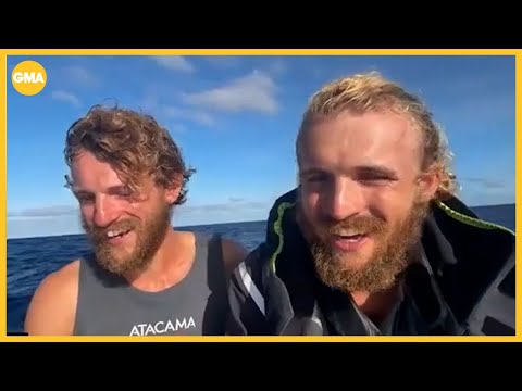 These brothers are trying to row across the Pacific Ocean