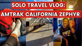 52- hour amtrak california zephyr solo train travel vlog 🇺🇸 | chicago to california train