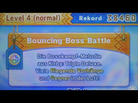 Dedede's Drum Dash Deluxe: Level 4 Normal Bouncing Boss Battle Tied Record 38460