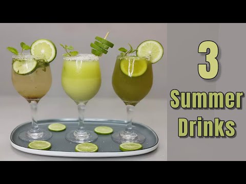 How to make jeera pani || Raw mango juice recipe || Mint lemonade juice
