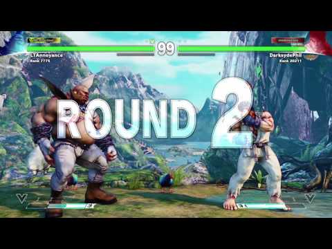 Street Fighter V Online MP March 1, 2016 pt8 - Ryu vs. Birdie