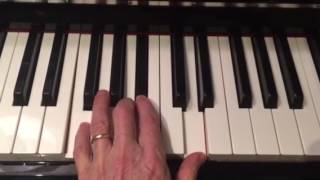 Rootless voicings for satin doll