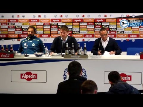 Pressekonferenz nach dem Spiel gegen Greuther Fürth (4:2)