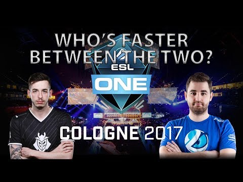 kennyS vs FalleN WHO'S FASTER BETWEEN THE TWO? G2 vs SK ESL One Cologne 2017