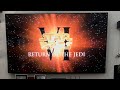 Opening To Star Wars Episode VI Return Of The Jedi 2004 Dvd