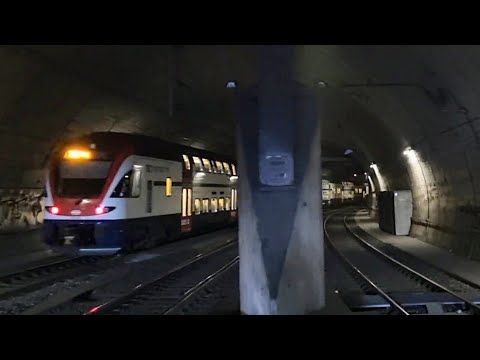 Bahnverkehr in Stadelhofen | Trains in Zurich