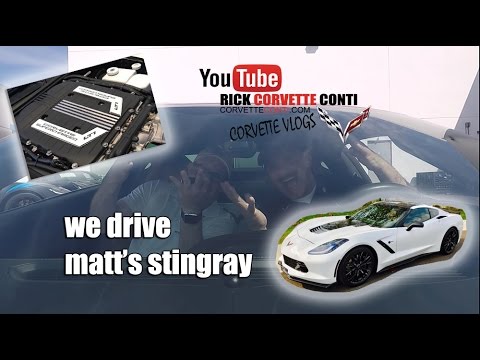 CORVETTE DRIVE STINGRAY with added LT4 SUPERCHARGER Video