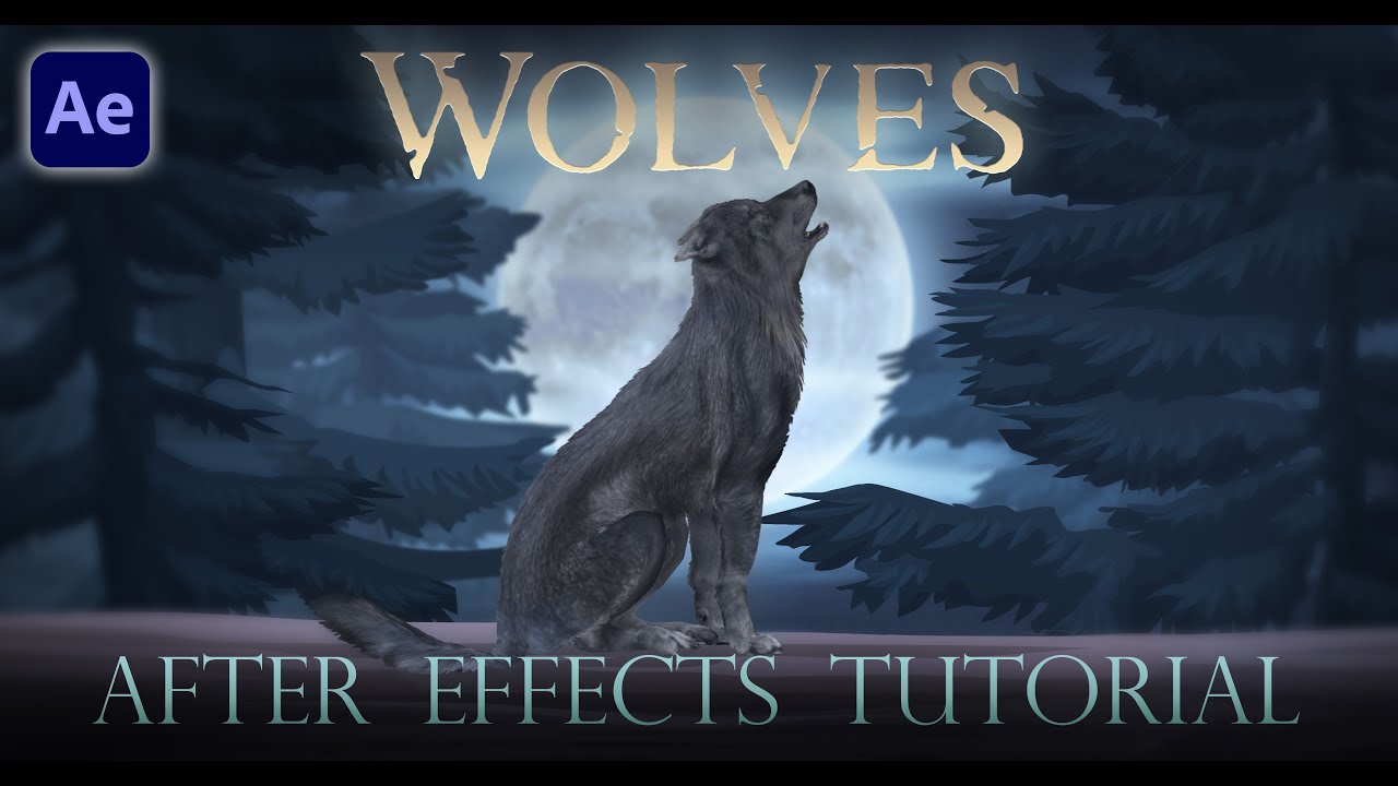Wolves after effects tutorial by Creation effects