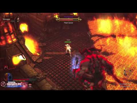 Diablo 3 Walkthrough Act 1   Part 22 PS3   The Butcher Boss Battle   End of Act 1