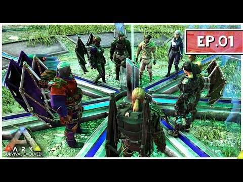 Joining The Crystal Isles Map! | Crystal Isles EP:01 | Ark: Survival Evolved