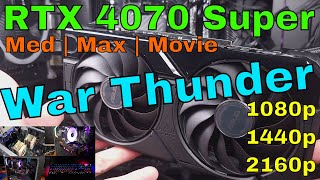 RTX 4070 Super - War Thunder Benchmark