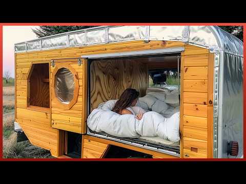 Frau Verwandelt Kleinen Pickup In Erstaunlichen Camper | Von Anfang Bis Ende by @tetuchannel