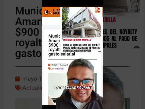 Municipio de Tierra Amarilla destina más de $900 millones del royalty minero para gasto salarial