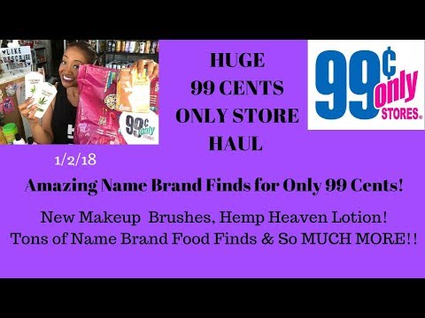 Huge 99 Cents Only Store Haul 1/2/19~Name Brand Items Found Today for Only 99 Cents~Awesome Deals❤️ Video