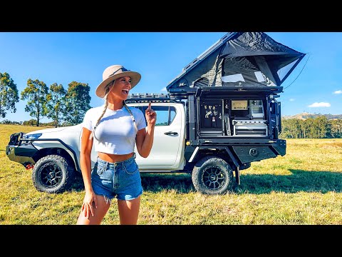 FULL 4WD TOUR - TOYOTA HILUX READY FOR MY TRAVELS OF AUSTRALIA 🚗